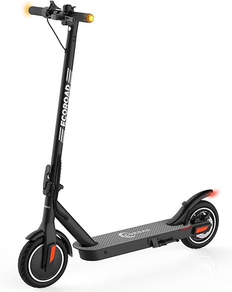 Photo 1 of (PARTS) (UNTESTED) ECOROAD Electric Scooter EC6, 400W Peak Motor & 19 MPH Adults Commuting Scooters, 15 Miles Long Range Electric Kick Scooters, 8.5" Pneumatic Tires Lightweight Foldable E-Scooter with Turn Signals