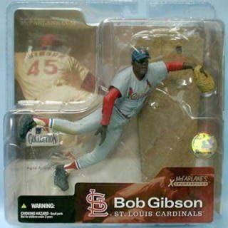 SALE! ! McFarlane Toys MLB Cooperstown Series 1 / Bob Gibson variant gray / St. Louis Cardinals