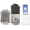 KlwenasMaec Smart Door Lock with Keypad, Keyless Entry Home with Your Smartphone, Bluetooth & Wi-Fi Front Door Locks…