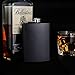 Flasks for Liquor for Men, Kmeivol Flasks For Liquor, Stainless Steel Hip Flasks Leak Proof Tested Pocket Flask Black 8 oz Durable Construction Flask and Funnel Set, Flasks for Liquor for Women