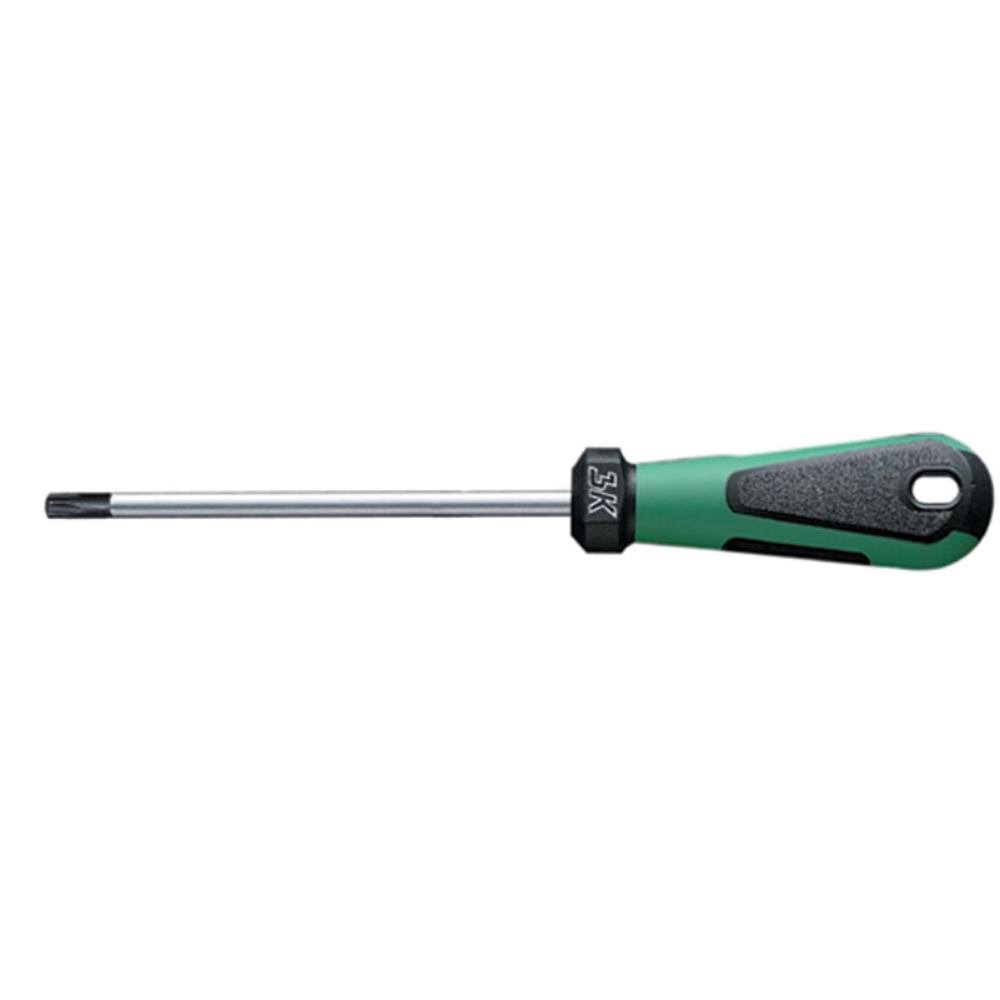 Stahlwille 48560010 4856 3K DRALL Chrome Alloy Steel Screwdriver with Hollow Point, Black Tip, Size T10, 2.7mm Torx, 175mm Length, Pack of 5