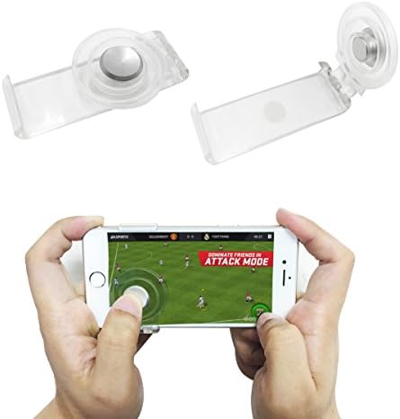 Joystick Game controller for 4.7 inch iPhone6 iPhone6s iPhone7 Joystick Touch Screen Joypad with Cleaning Wipe (Clear)