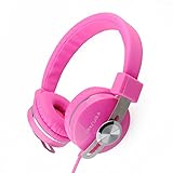 Kids Headphones, Wired On-Ear Headphones Foldable Lightweight Children Headset with Microphone for Boys Girls