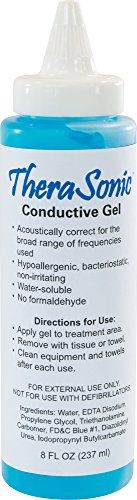 TheraSonic Ultrasound Gel - Conductive Gel for Fetal Doppler Baby Heartbeat Monitor, Therapeutic Ultrasound and More - 8-oz. Bottle