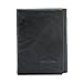 RFID Wallet Leather Trifold Western - Industry Best Shielding - Top Quality Leather (Black)