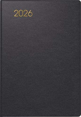 BRUNNEN Zakagenda Mod. 723 2026 | A7, leer, zwart