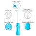 Sywtz Hand Held Bidet Bottle Travel Bidet Portable Bidet Sprayer with Convenient Nozzle Storage Travel Bag 400ml