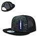 DECKY Camo Flat Bill Trucker, Black/Night