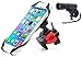 Bike Mount, Bike light combo Universal Cell Phone Bicycle Rack Handlebar & Motorcycle Holder Cradle Magnetic Bike Phone Holder for iPhone, Samsung Galaxy Note,Nexus,HTC,LG,BlackBerry