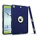 iPad 6th Generation Case, iPhone 9.7 Case 2017/2018, DUEDUE 3 in 1 Heavy Duty Rugged Shockproof Full Body Protective Anti Slip Cases for New iPad 9.7 inch 5th/6th Generation, Navy Blue/Green