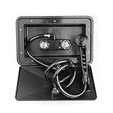 Dura Faucet DF-SA170-BK RV Exterior Shower Box Kit with Lock (Black)