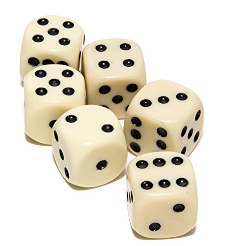 Bello Games Uria Stone Dice 6 Dice Set 5/8"