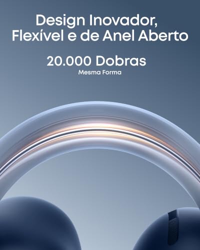 soundcore AeroClip da Anker, Fones de Ouvido Bluetooth Abertos, Clip-On, Conforto Adaptativo, Chamadas Claras com 4 Microfones e IA, Ajuste Estável, Drivers de 12mm para Graves Potentes, Azul