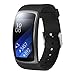 Aresh Compatible with Samsung Gear Fit2 Pro/Gear Fit2 Band, Silicone Bands Accessories Compatible Samsung Gear Fit2/Fit2 Pro Watch (5.9