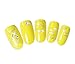 NiceDeco - nail stickers nail tattoo nail deacl water transfer decals Shiney Silver Metallic Love Hearts
