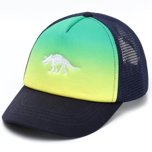 Hpegny Mesh Toddler Baseball Cap, Adjustable Breathable Sun Hat for Kids at Amazon