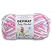 Bernat 16110303305 Baby Blanket Yarn, 3.5oz, Super Bulky 6 Gauge - Pink Blue - Single Small Ball Machine Wash & Dry