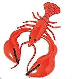 Inflatable GIANT Lobster Pool Float/Party decorations - 28 INCHES L x 44 INCHES W (inflated size)