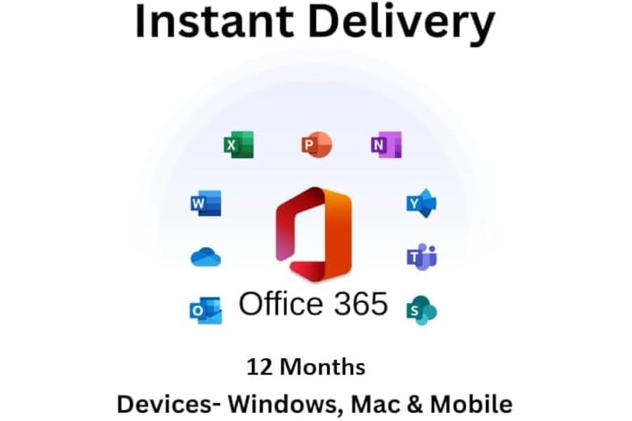 OfficeSuite365, 12 Months Subscription, For Windows, Mac, and Mobile Devices [Instant Online Delivery]
