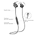 Bluetooth Headphones,Wireless Headphones Sports Wireless Bluetooth 4.1 Extra Bass Headsets With Magnetic Switch Noise Cancelling/Apt-X Waterproof (Black)
