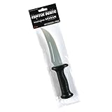 Fun World  Glow In The Dark Rubber Ghost Face Knife Accessory, -silver, Standard