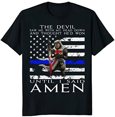 The Devil Saw Me - USA Crusader Shirt