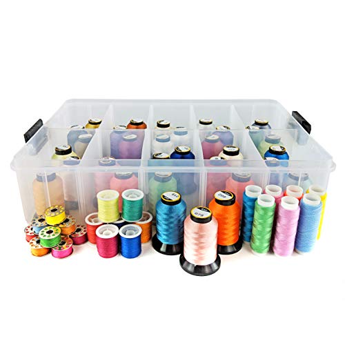 image for Bins & Things Stackable Storage Containers with 30 Adjustable Compartm
