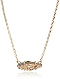 Kendra Scott Bridgete Rose Gold Rose Gold Drusy Pendant Necklace, 16