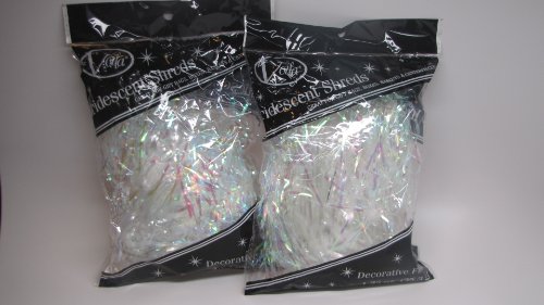 Iridescent Shreds, Great for Gift Bags, Boxes, Baskets & Centerpieces (Pack of 2)