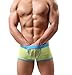 HP95(TM) Men's Bikini Underwear, Low Waist Mesh Transparent Sexy Boxers Bulge Comfy Shorts Underpants Underwear (XL, B)