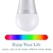 Smart LED Light Bulb, Wi-Fi Smart Bulbs, 60W Equivalent(7W) Dimmable Multicolor Changing Smartphone Controlled Daylight Night Light, Works with Amazon Alexa, Google Home Assistant, No Hub Need(E27)