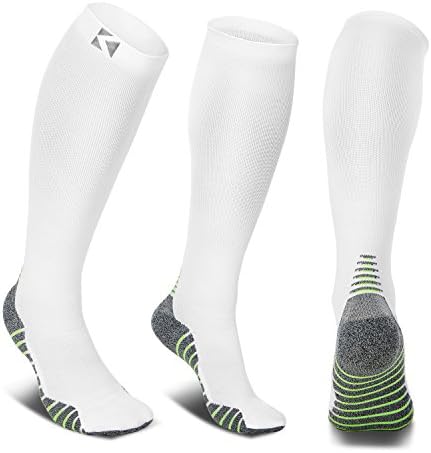 Keelyn Compression Socks for Men &amp; Women - (20-30 mmhg) Best Graduated Compression Stockings for Athletics Medical Running Nurses Shin Splints Flight Travel Maternity Pregnancy Diabetic Edema