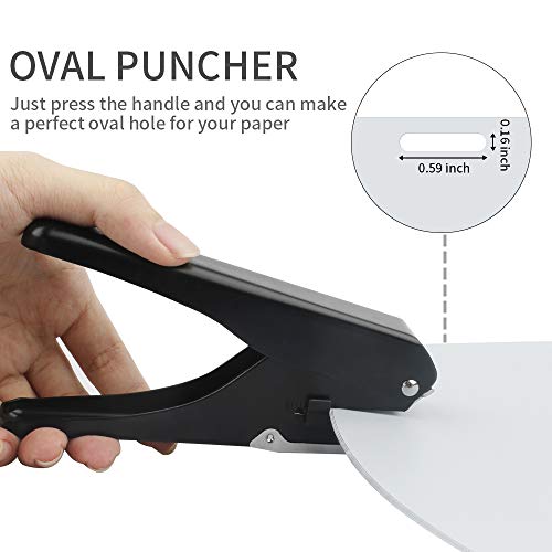 image for MyLifeUNIT Slot Puncher, Badge Hole Punch for Id Card, PVC Slot and Pa