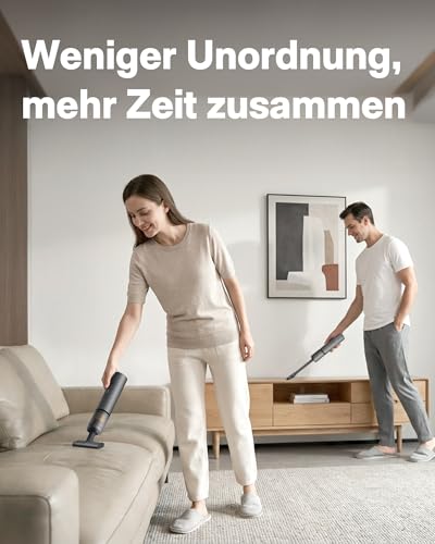 HOTO Handstaubsauger Auto, 4-in-1-Akku-Staubstaubsauger mit 20000 Pa Starker Saugkraft, Elektrischer Druckluft-Staubsammler, Mini Staubsauger für Auto, Schreibtisch, Computer, Tastatur, Büroreinigung