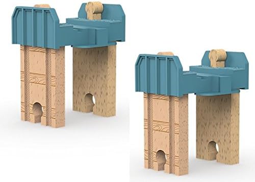 Thomas and Friends Wooden Railway - TWO Build-it-Higher Track Risers - Brand New Loose
