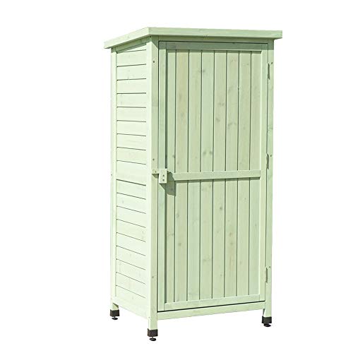PQXOER Garten und Geräteschrank Outdoor-Speicher-Schließfach Werkzeuge Box wasserdichte Sonnenschutz Speicherschrank…