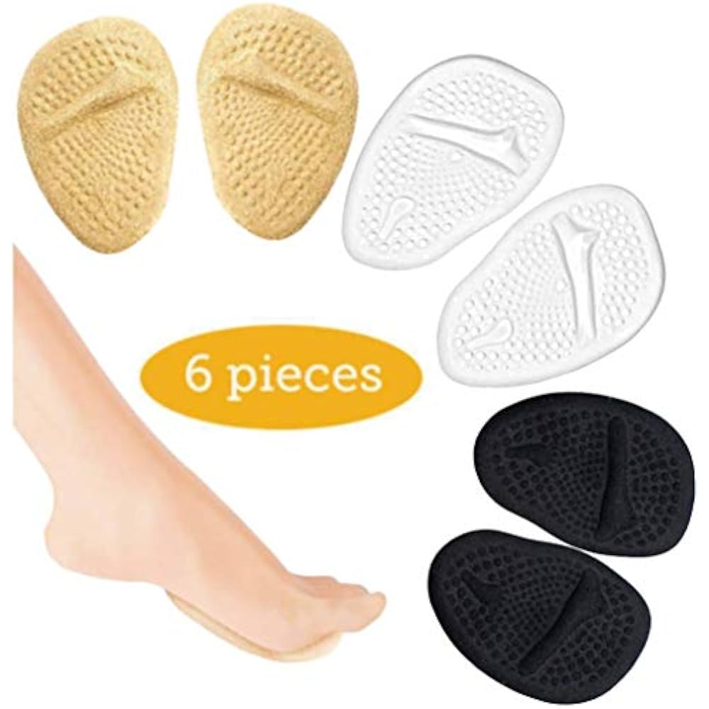 High Heel Cushions Ball Of Foot Pads Non Slip Shoe Inserts Forefoot