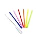 Desheng Drinking Straws - Kids Reusable Silicone Straws for take and toss cups with Cleaning Brush(BPA Free,Short,Narrow,Assorted,Pack of 6) primary