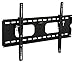 Mount-It Low-Profile Tilting TV Wall Mount Bracket for 32-60 inch LCD, LED, OLED, 4K or Plasma Flat Screen TVs - 175 lbs Capacity, 1.5 Inch Profile, Max VESA 600x400 (MI-318B), Black, 60