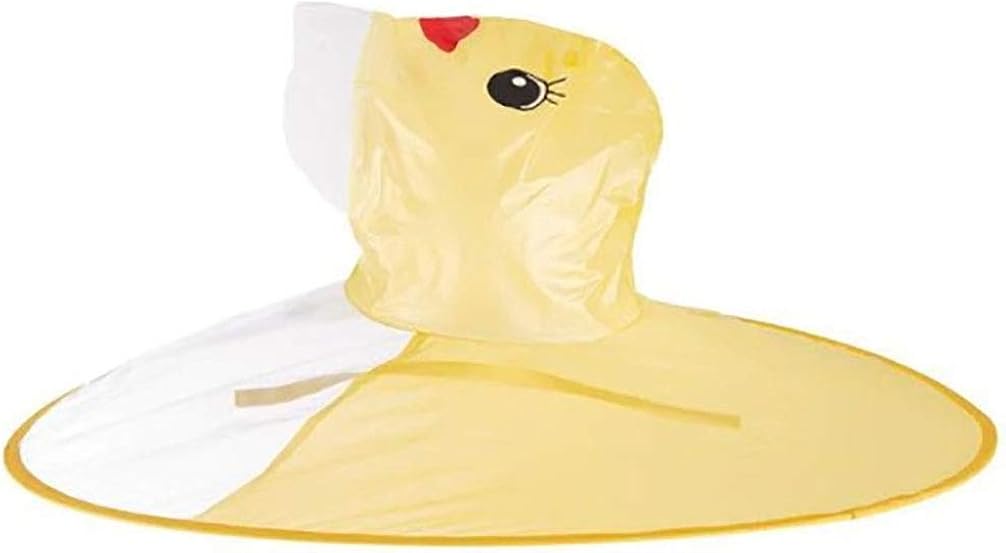MarolayaCreative Yellow Duck Poncho Child Raincoat Flying