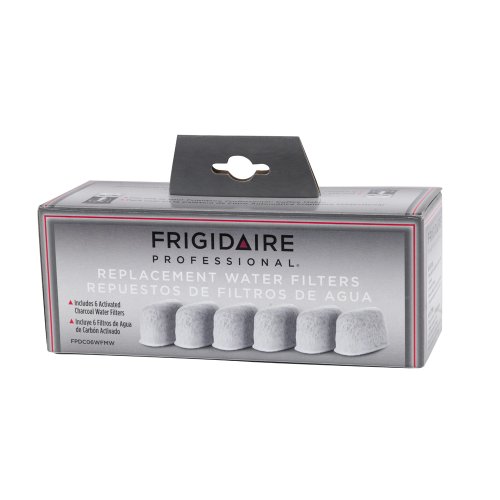 Frigidaire Professional Coffee Maker Replacement Charcoal Water Filters 6-Pack