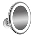 LED Illuminated Adjustable 6” Wide Makeup Mirror (7x Magnification)