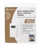 Intermatic ST01 7 Day Programmable In Wall Digital Timer Switch for Lights and Appliances, Astronomic, Self Adjusting, Heavy Duty