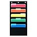Essex Wares - 5 Pocket File Pocket Chart, Black, 14