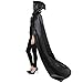 WESTLINK Cloak with Hood Costume Hooded Cape Cosplay For Men Women Kids (Black, XL)