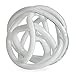 Now House by Jonathan Adler Glass Knot, White