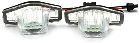 Sugars 2PCS LED License Plate Light OEM Replacement for Kit Honda CRV Fit Jazz Crosstour Odyssey