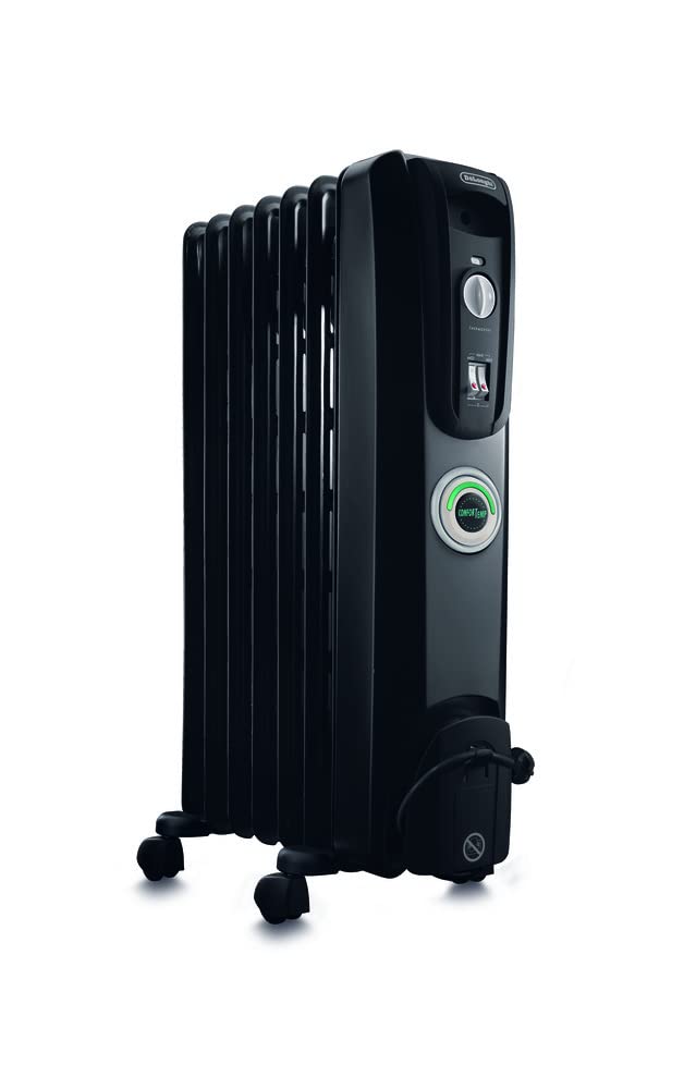 De'Longhi Oil filled Radiator Heater, 1500W Electric Space Heater for