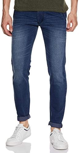 Novarc Men’s Washed Slim Fit Stretchable Jeans (Dark Blue) Novarc Men’s Washed Slim Fit Stretchable Jeans (Dark Blue)