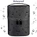IBEILLI Makeup Bag Travel Cosmetic Case with 7 Brush Holder Dividers & 2 Pockets Storage Organizer for Women Girls Waterproof Portable Train Toiletry Bag